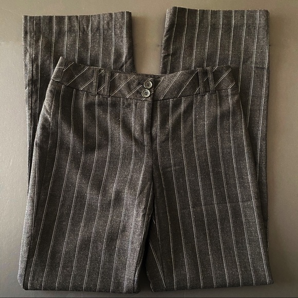 Ann Taylor LOFT 100% Wool Straight Pants Size 0 - Picture 1 of 6